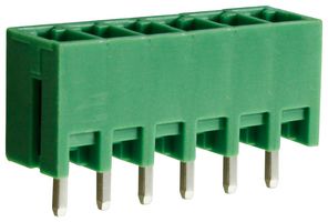 CTBP93VD/6 - 3.5mm Vertical Pluggable Rising Clamp Terminal Block Header, 6-Pole, 8A