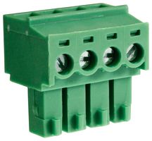 CTBP92HE/4 - 3.81mm Pluggable Rising Clamp Terminal Block, 4-Pole, 8A