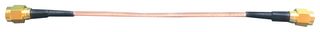 MC001051 - RF Cable Assembly, SMA Plug to SMA Plug, RG316, 50ohm, 150mm, Transparent