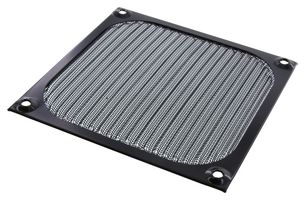 MC32635 - EMI/RFI Fan Filter Assembly, 120mm, Black Aluminium / Stainless Steel