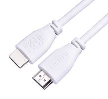 CPRP010-W - Raspberry Pi HDMI Lead, Male to Male, 1m White