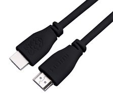CPRP020-B - Raspberry Pi HDMI Male to Male Lead, 2m Black