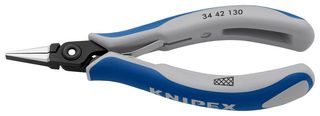 34 42 130 - 5.1" (130mm) Precision Electronics Flat Rectangular Jawed Gripping Pliers