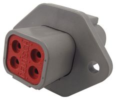DTP04-4P-L012 - Automotive Connector Housing, IP68, DTP, Socket, 4 Ways, DTP Series Pin Contacts