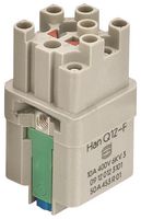 09120123101 - Heavy Duty Connector, Han Q, Insert, 13 Contacts, 3A, Socket