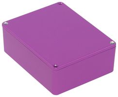 1590BB2PR - IP54 Purple Stomp Box Aluminium Instrument Enclosure - 119x94x38mm