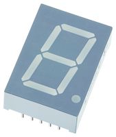 LS0803GWK - 7 Segment LED Display, Green, 20 mA, 2.2 V, 2.6 mcd, 1, 20.3 mm