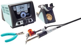 WXD 2010 - 255W Dual Channel Solder/Desoldering Station with Iron and Safety Rest