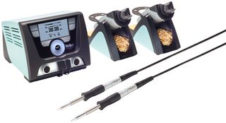 WX 2020 - Soldering Station with 2 x WXP120 Solder Irons & 2 x Safety Rests 120W 550°C