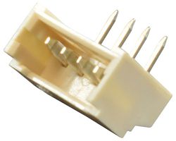 0530480410 - 4 Way PCB Right Angle Signal Shrouded Header, PicoBlade 53048, 1.24mm Pitch