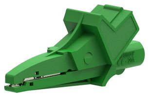 76-1558 - 20A 4mm Alligator Clip - Green