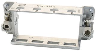 09140160361 - Connector Accessory, 4 Mod, Hinged Frame, Harting Han-Modular Series 16B Modules, Han-Modular