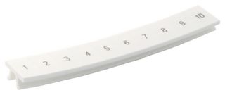 ZB 6,LGS:FORTL.ZAHLEN 1-10 - Terminal Block Marker, Zack Marker Strip, Phoenix Contact Modular Terminal Blocks, 1-10, 6.2 mm