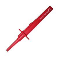 TA090 - 1kV Sprung Hook Probe, 4mm Banana Connector, Red