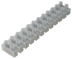 CTSN433/12W - 12 Way Nylon Terminal Strip, 450V AC, 30A