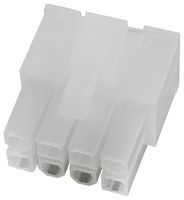 39-01-2080 - Mini-Fit Jr. Receptacle Housing, 2 Row, UL 94V-2, 8 Way