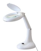 DT000074 - 3W LED Bench Magnifier Lamp, White