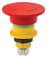 61-6461.4067 - Emergency Stop Mushroom Button Switch, 3NC, 50V, 200mA