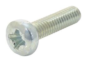 M2.510PRSTMCZ100- - M2.5 x 10mm Steel ZP Recessed Pan Head Pozidriv Machine Screws, 100 Pack