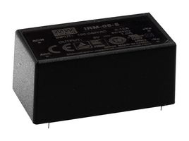 IRM-05-15 - 15V, 330mA, 5W, PCB Mount AC to DC Power Supply