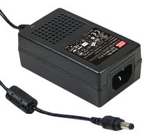 GST18A12-P1J - AC/DC Power Supply, 12V, 1.5A, 18W, 2.1mm Plug