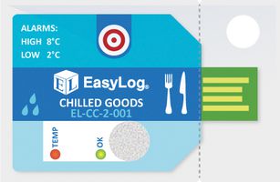 EL-CC-2-001 PK10 - USB Single Use Temperature & Relative Humidity Monitor For Chilled Food