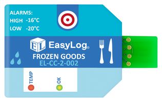 EL-CC-2-002 PK10 - USB Single Use Temperature & Relative Humidity Monitor For Frozen food