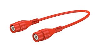 67.9770-100-22 - BNC Plug to Plug Test Lead, 1kV, 1m, Red