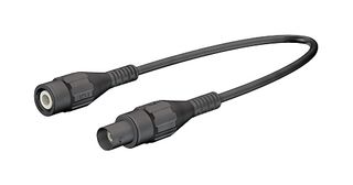 67.9773-100-21 - BNC Plug to Socket Test Lead, 1kV, 1m, Black