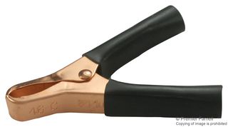 BU-46C-0 - Miniature Battery Clip with Insulator, 75A, Copper, Black