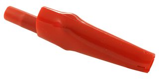 BU-63-2 - 10A Insulated Steel Crocodile Clip, Red