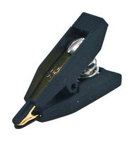BU-75K. - Insulated Miniature Kelvin Clip, 10A, Black
