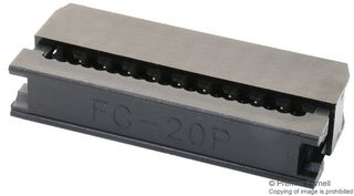 MC-254-20-00-00-IDC - 2.54mm IDC Connector, 2 Row, 20 Way, for Flat Cable
