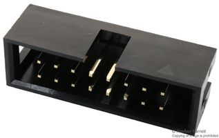 MC-254-16-00-ST-DIP - 2.54mm Pin Header, 2 Row, 16 Way, Vertical