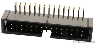 MC-254-30-00-RA-DIP - 2.54mm Pin Header, 2 Row, 30 Way, Right Angle