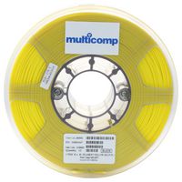 MC002555 - 1.75mm PLA Filament for 3D Printer, Yellow, 1kg