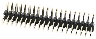 2213R-40G - 2.54mm Pin Header, 2 Row, 40 Way, Right Angle