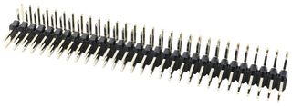 2213R-60G - 2.54mm Pin Header, 2 Row, 60 Way, Right Angle