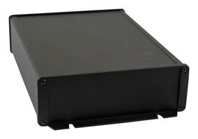 1457T2202BK - Heavy Duty Aluminium Enclosure, 165x55x220, Black, IP65