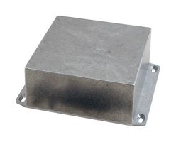 1590KKFL - IP54 Die Cast Aluminium Instrument Enclosure with Flanged Lid - 125x125x53mm