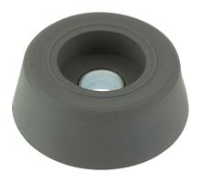724 - Screw On Bumper - Grey, 6.4mm x 17.4mm