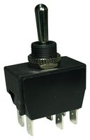 MCR13-448F1-01A-1HR - Toggle Switch, On Off, DPST, Panel Mount, 250V AC, 16A