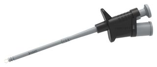 72-14320 - Flexible Pincer Clip with 4mm Banana Jack, Black