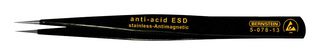 5-078-13 - 130mm ESD Precision Tweezers, Straight Pointed Tips
