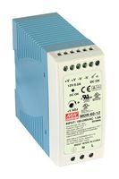 MDR-60-12 - AC/DC DIN Rail Power Supply, 12V, 5A, 60W