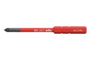34586 - PZ2 x 75mm SoftFinish VDE Insulated SlimBit Pozidriv Screwdriver 1000V AC