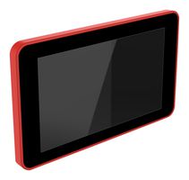 ASM-1900156-61 - Portable Raspberry Pi 4 and Touchscreen Case with Power Button, Red
