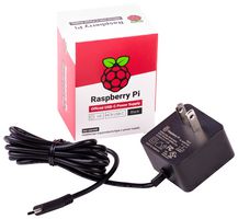 SC0218 - Official Raspberry Pi 4 USB-C PSU, US Black