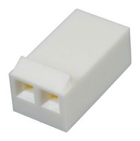 09-50-8021 - 2 Way Crimp Terminal Connector Socket Receptacle House, Friction Ramp, Natural, 3.96mm Pitch