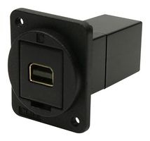 CP30202X - Mini DisplayPort Feedthrough Panel Mount Connector, Plain Holes